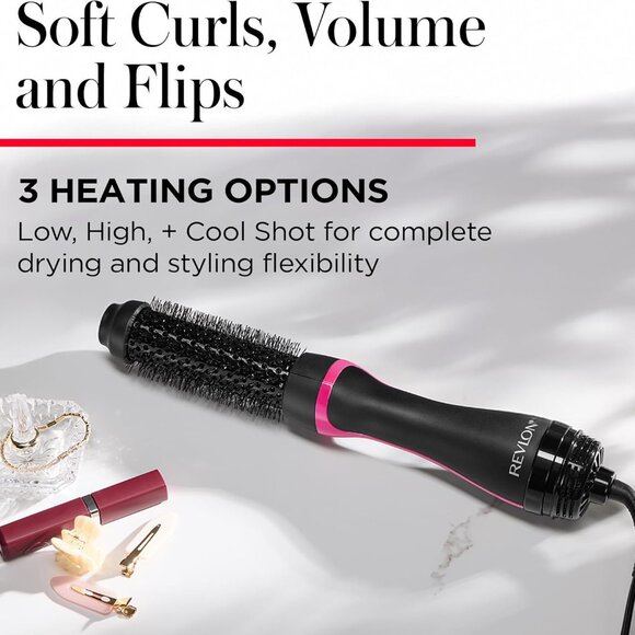 A Revlon One Step Root Booster Round Brush Dryer & Styler - New Open Box - Picture 3 of 8